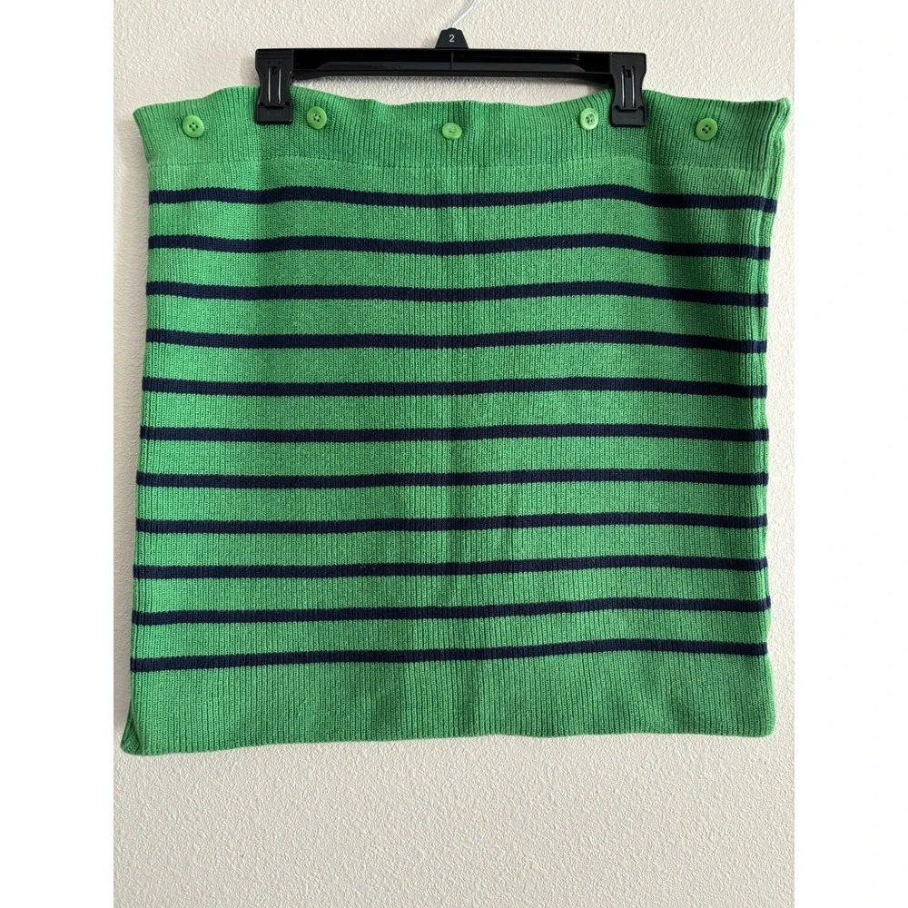 Ralph Lauren Home Toulon Striped Throw Pillow Case Only Bottle Green/Navy